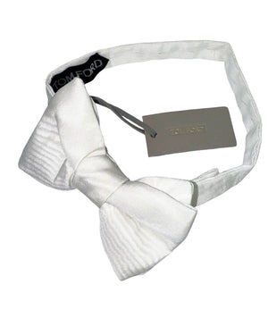 Tom Ford Bow Tie Solid White Design SALE