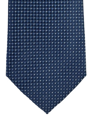 Armani Tie Dark Blue Micro Dots
