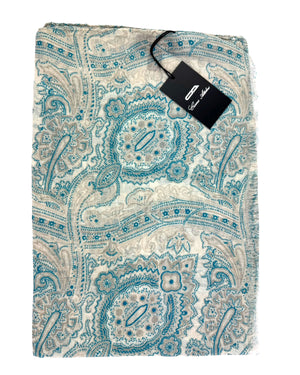 Cesare Attolini Scarf Ornamental Design - Cashmere Cotton Shawl