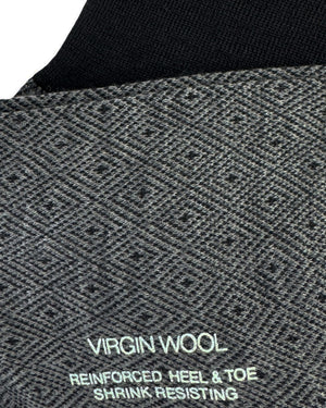 Cesare Attolini Socks Gray Diamonds