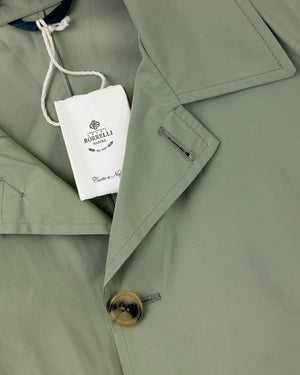 Luigi Borrelli Rain Coat Light Green