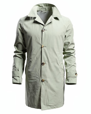 Luigi Borrelli Rain Coat Light Green EU 50 / US 40 SALE