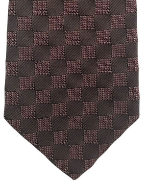 Givenchy Tie Brown Damier