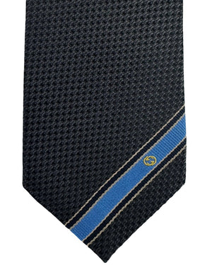 Gucci Tie Navy Signature Stripe Ricand