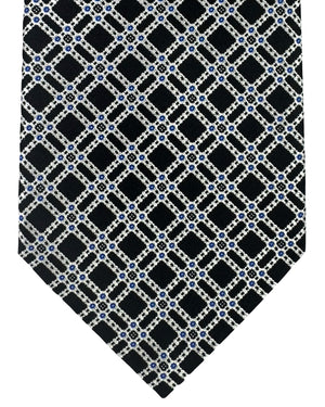 Stefano Ricci Tie Black Silver Design