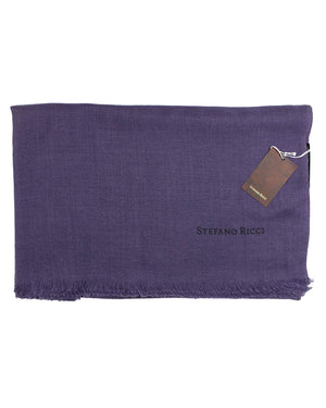 Stefano Ricci Scarf Purple Luxury