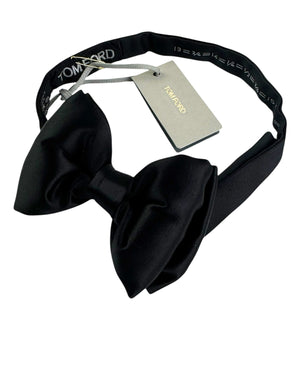 Tom Ford Silk Bow Tie Black Large