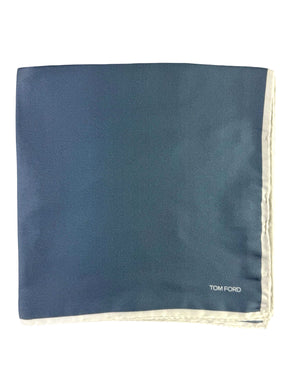 Tom Ford Silk Pocket Square Midnight Blue