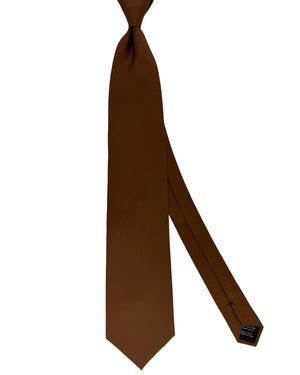 Tom Ford Tie Solid Brown - Wide Necktie SALE