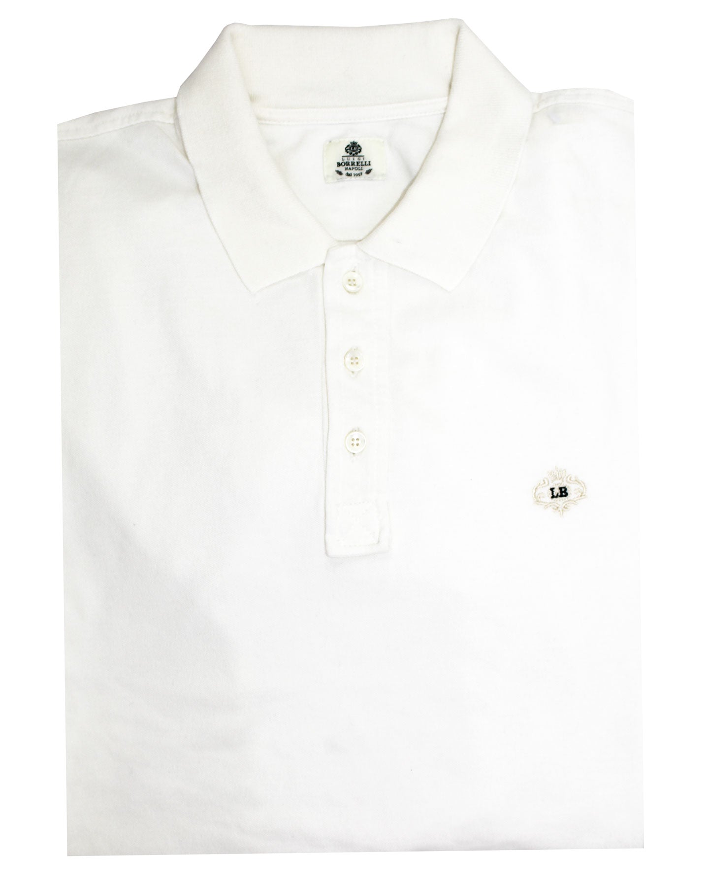 Luigi Borrelli Polo Shirt White 