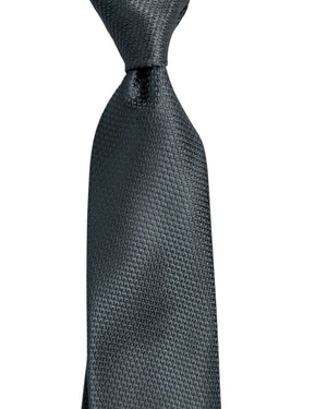 Tom Ford Tie Charcoal Gray Pattern  - Wide Necktie