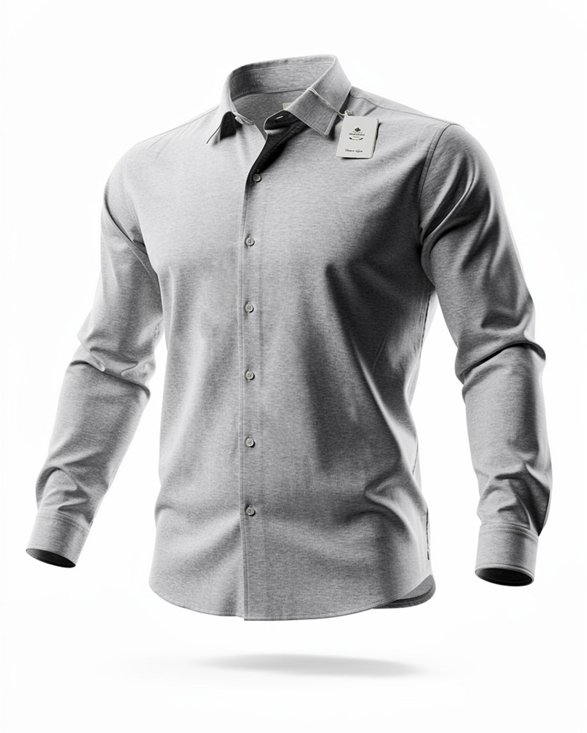 Luigi Borrelli Full Button Polo Shirt Gray EU 54 / US 44