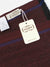Agnona Scarf Burgundy Herringbone New