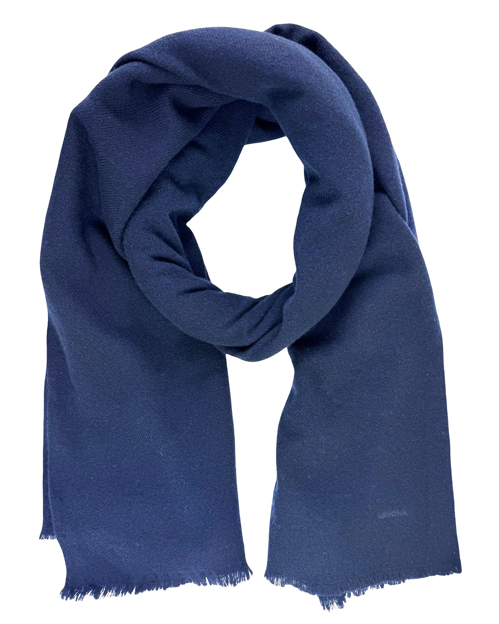 Agnona Scarf Cashmere Scarf Dark Blue - Luxury Shawl