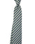 Armani Necktie White Blue Stripes 
