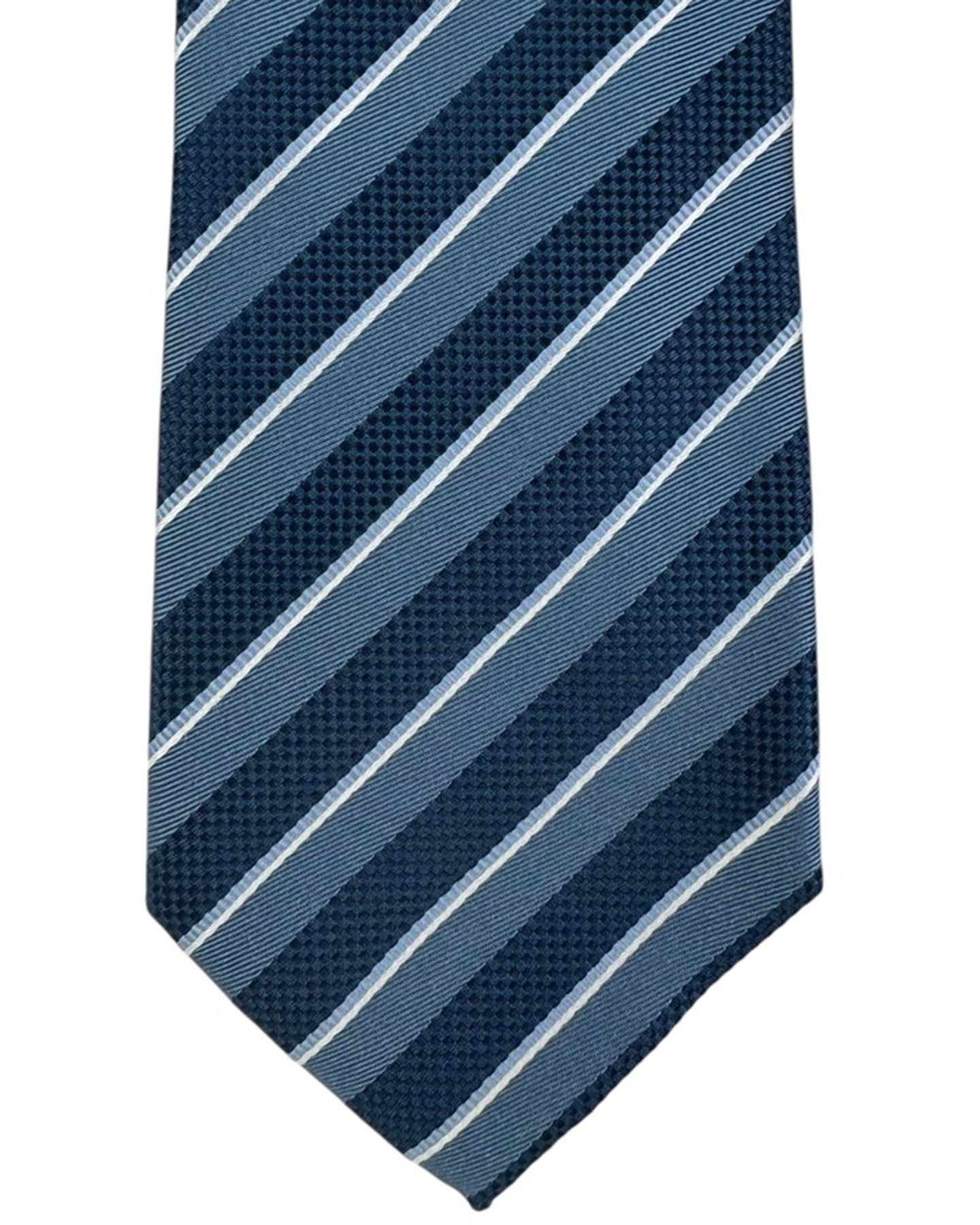 Armani Tie Midnight Blue Stripes