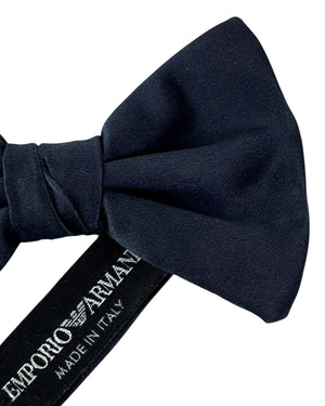  Silk Bow Tie Midnight Blue