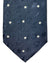 Armani Silk Tie Charcoal Gray Polka Dots SALE