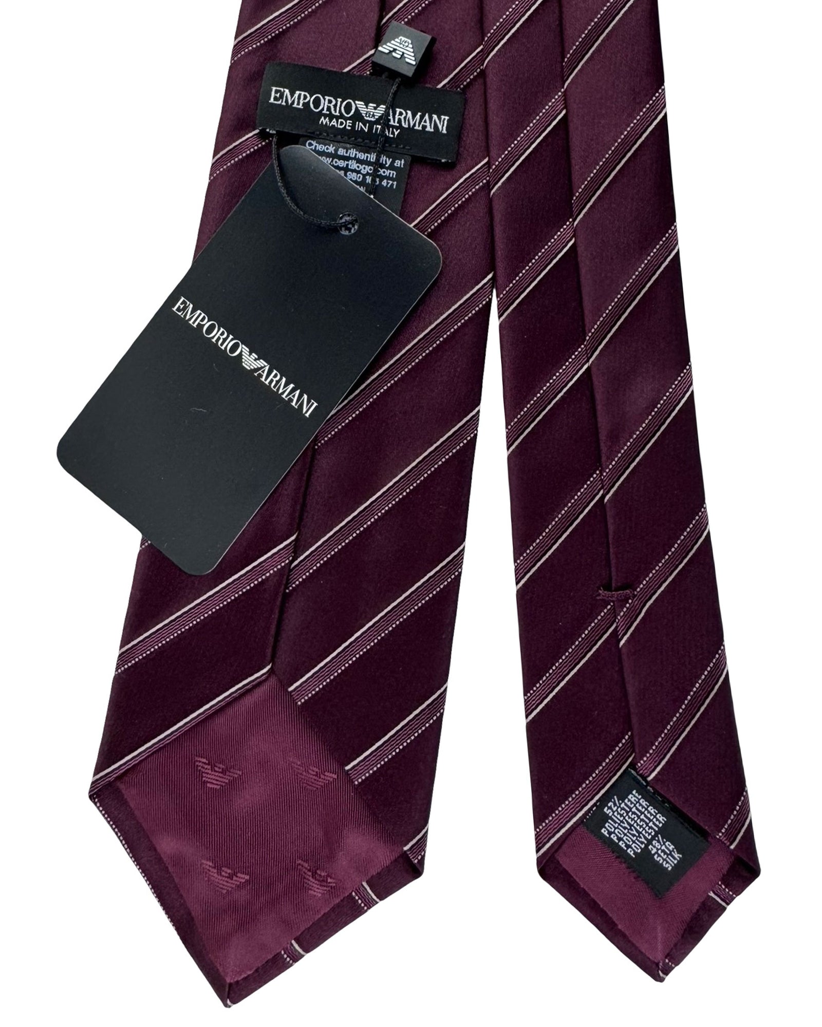 Armani Tie Maroon 