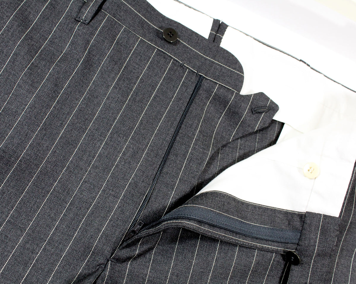 Cesare Attolini Suit Gray Stripes EU 58/ US 48 SALE