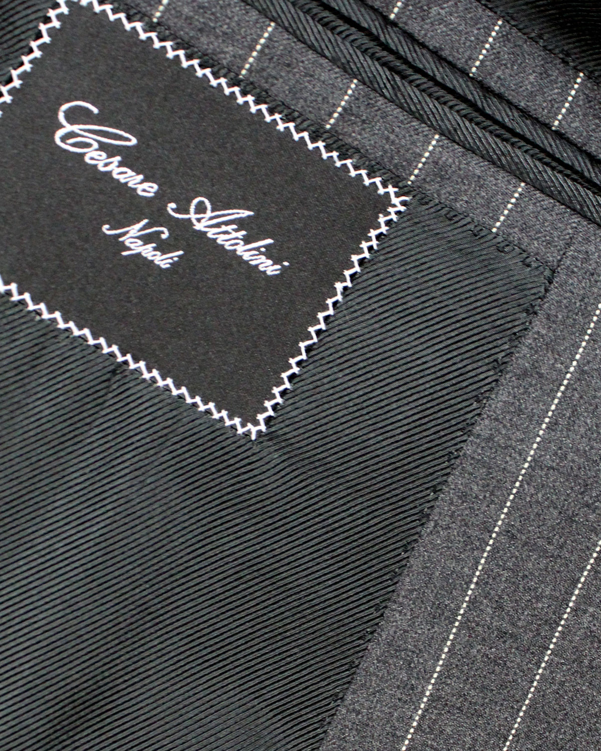 Cesare Attolini Suit Gray Stripes EU 58/ US 48 SALE