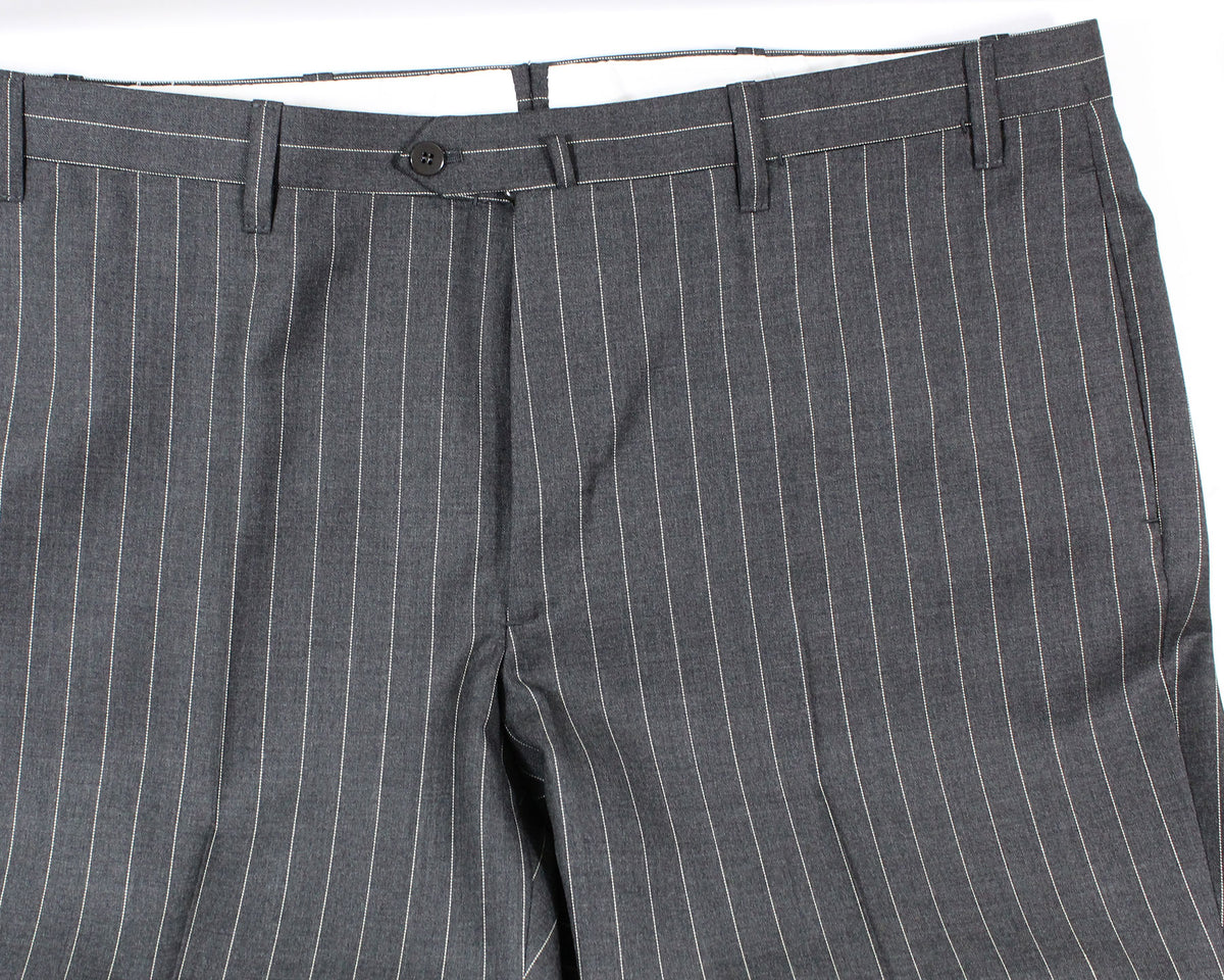 Cesare Attolini Suit Gray Stripes EU 58/ US 48 SALE