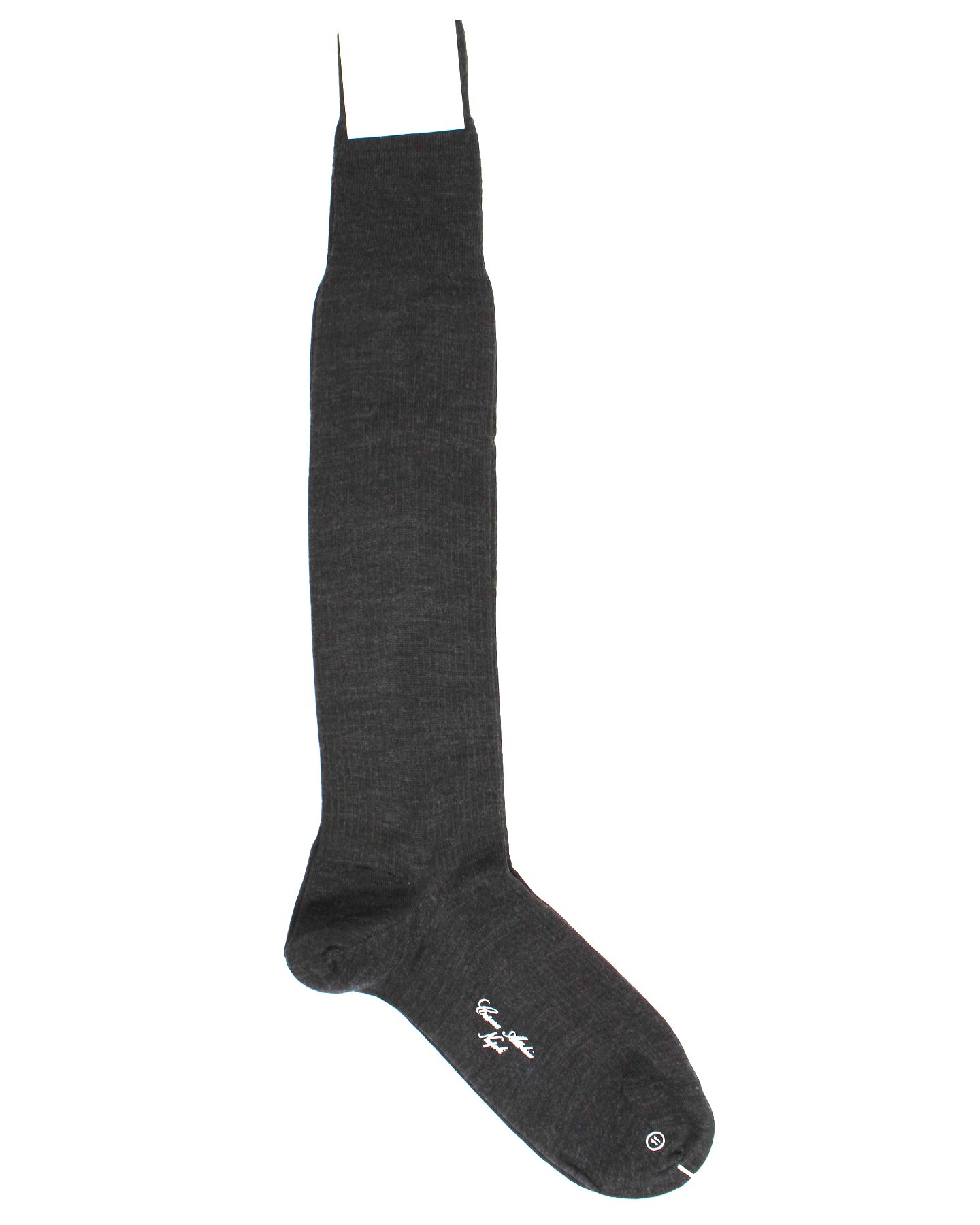 Cesare Attolini Socks Gray Brown Stripes US 11 / EUR 44 - Over The Calf SALE