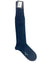 Cesare Attolini Wool Socks Midnight Blue Maroon Design US 11 1/2 - / EUR 45 Over The Calf SAL