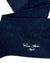 Cesare Attolini Wool Socks Midnight Blue Maroon Design US 11 1/2 - / EUR 45 Over The Calf SAL