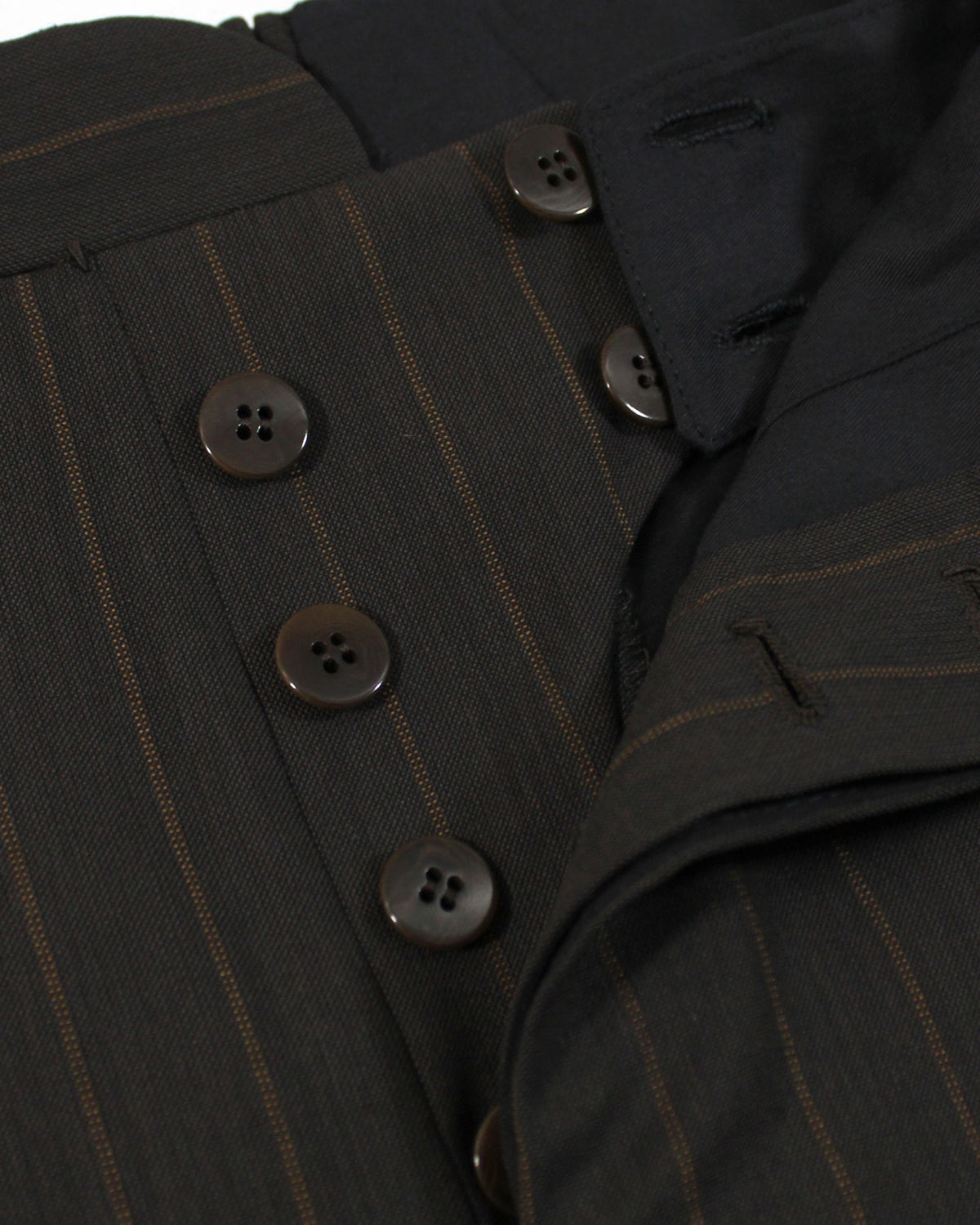 Cesare Attolini Suit Dark Gray Brown Stripes EU 54/ US 44 SALE