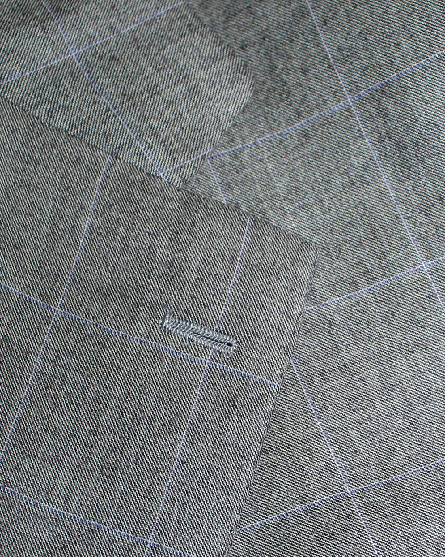 Cesare Attolini Wool Suit Gray Windowpane Design EU 50/ US 40