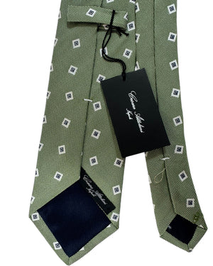 New Attolini Silk Tie Green Design