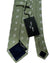 Cesare Attolini Silk Tie Green Silver Design