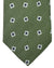 Cesare Attolini Silk Tie Green Silver Design