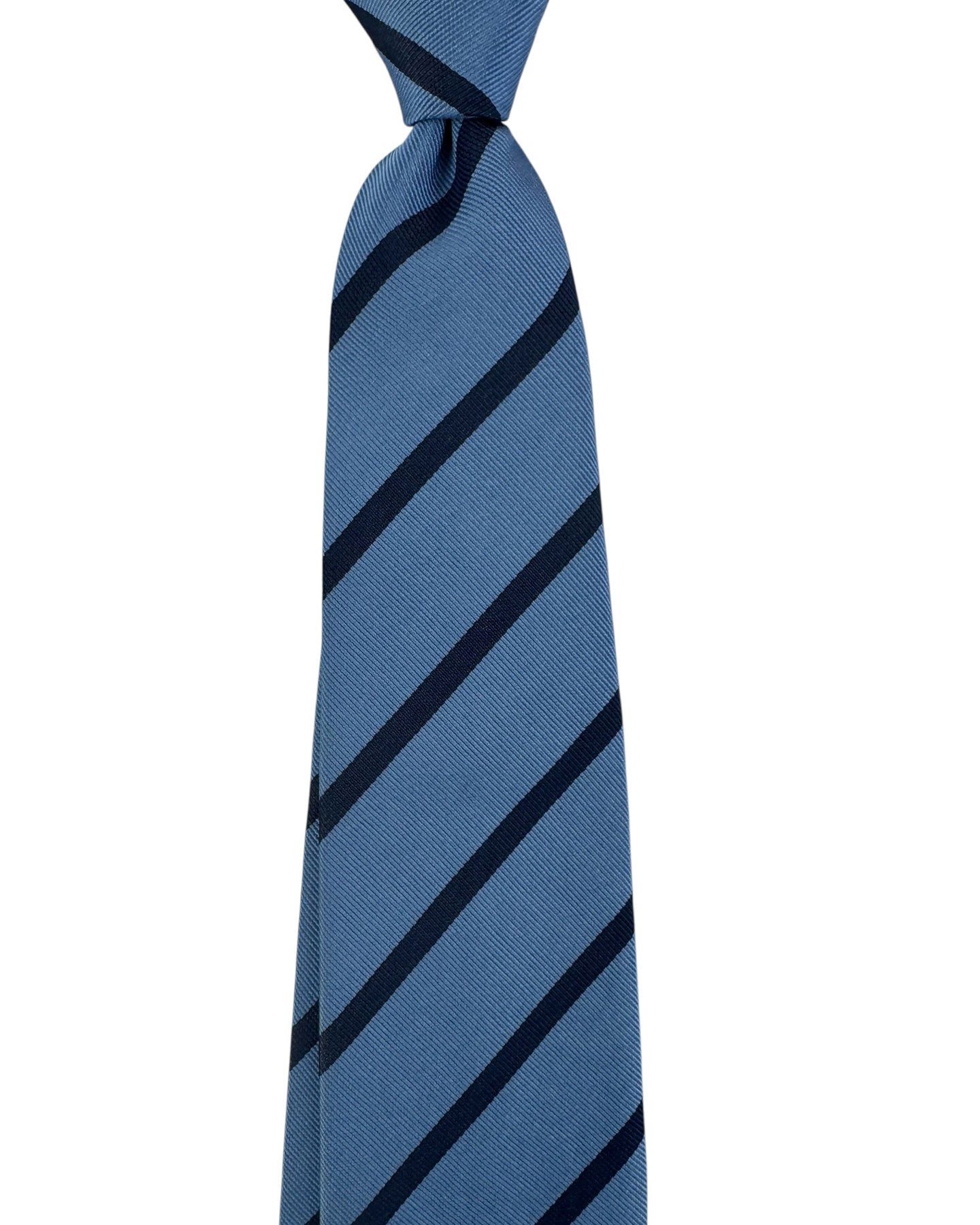Cesare Attolini Silk Tie Blue Stripes