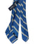 Barba Sevenfold Tie Blue Gray Stripes Design - Sartorial Neckwear