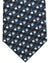 Battistoni Silk Tie Navy Blue Flowers NEW