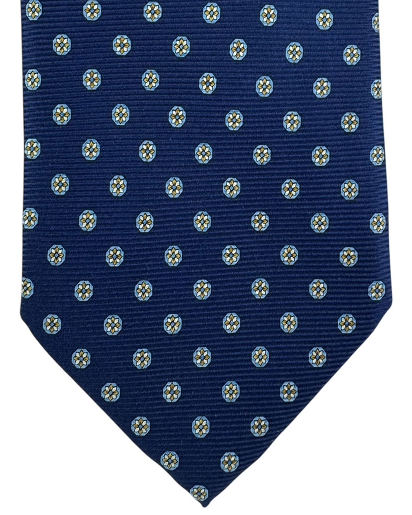 Battistoni Silk Tie Purple Geometric SALE
