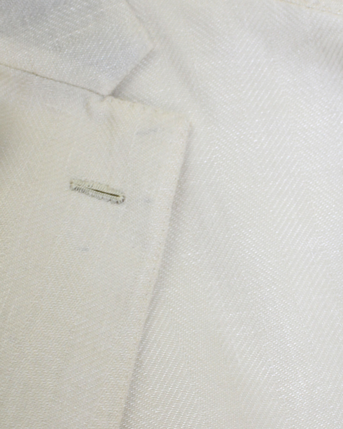 Luigi Borrelli Sport Coat Beige-White Linen Wool EU 46 / US 36