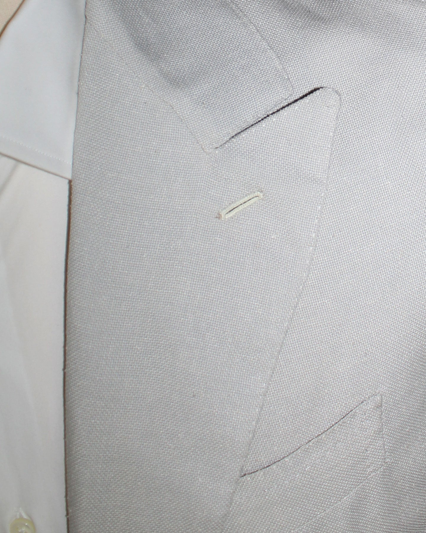 Luigi Borrelli Sport Coat Light Gray Cotton Linen