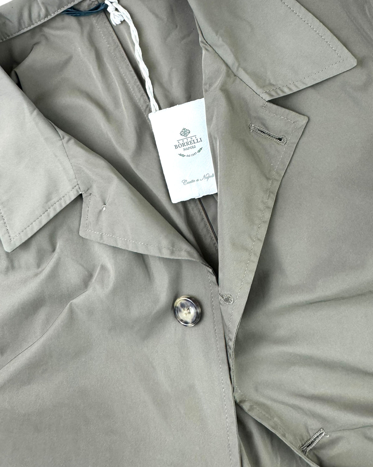 Luigi Borrelli Rain Coat Beige - EU 46 / US 36 SALE