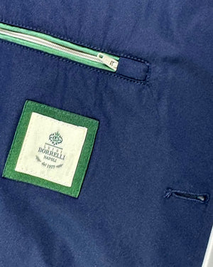 Borrelli Rain Coat Navy Authentic