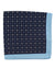 Luigi Borrelli Pocket Square Navy Blue Design SALE