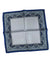 Luigi Borrelli Pocket Square Gray Ornamental SALE