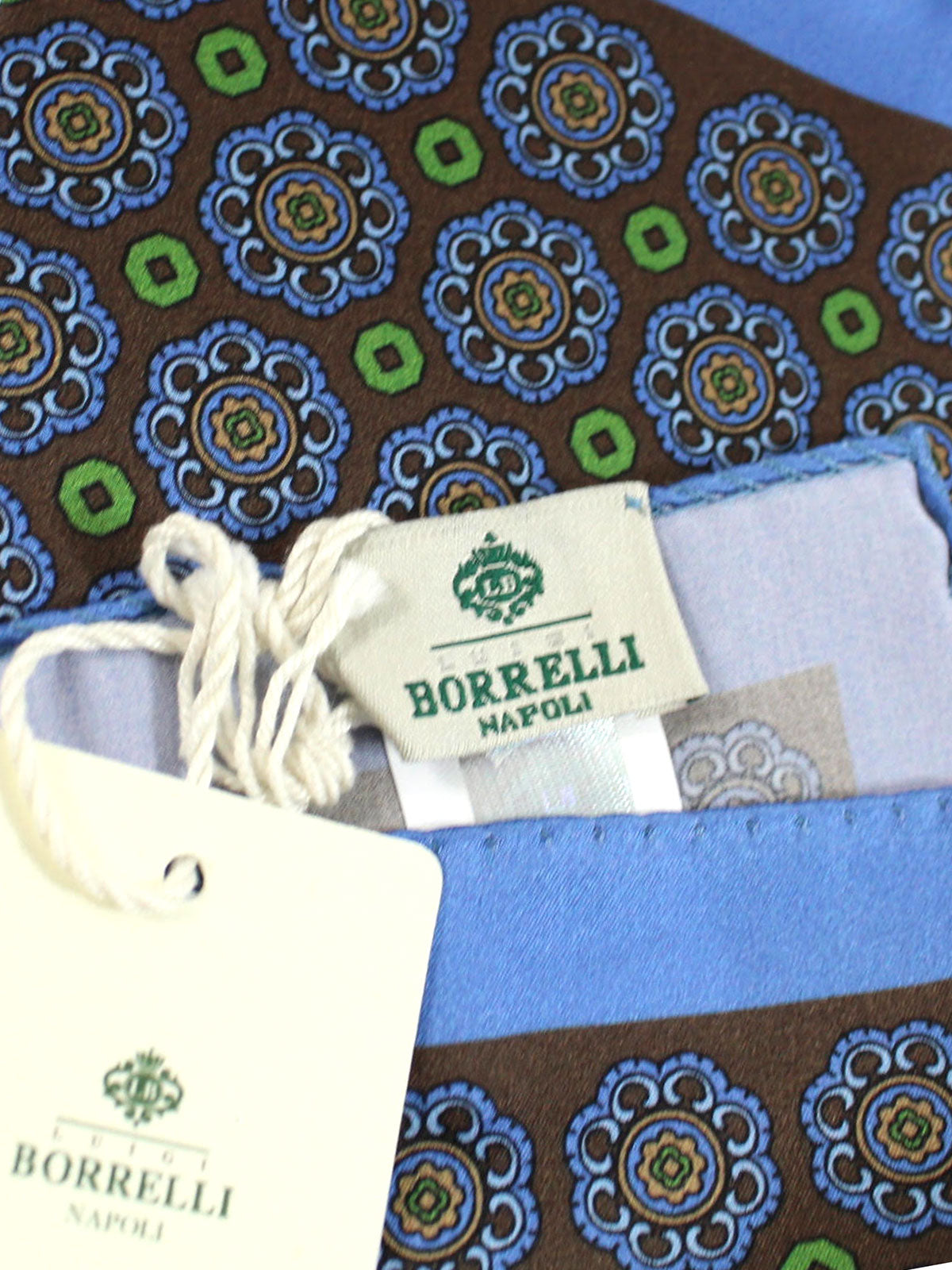 Luigi Borrelli Silk Pocket Square 