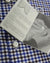 Luigi Borrelli Dress Shirt ROYAL COLLECTION White Royal Blue Brown Check 