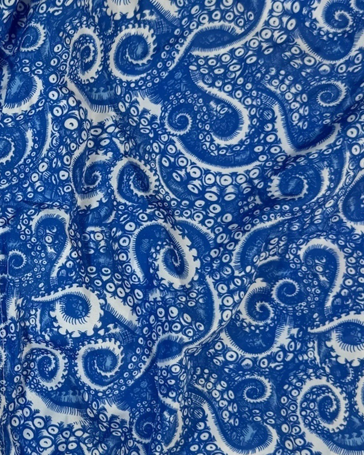 Luigi Borrelli Swim Shorts Royal Blue White Octopus L SALE