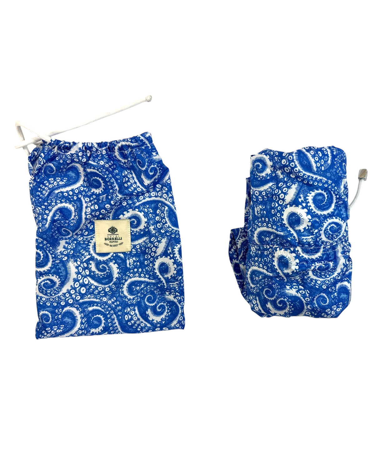 New Borrelli Swim Shorts Royal Blue White 