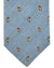 Luigi Borrelli Silk Tie Blue Silver Mini Paisley