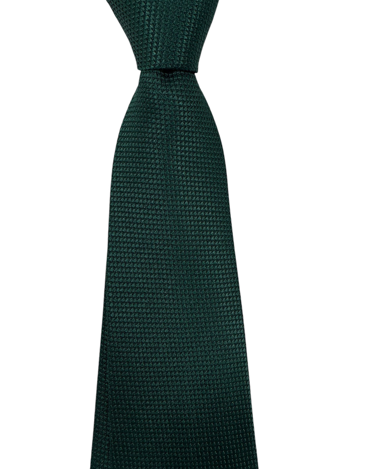 Luigi Borrelli Silk Tie Dark Green Pattern